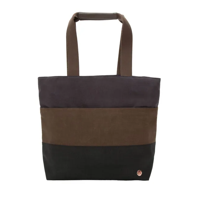 manhattan-portage-waxed-nylon-junction-tote-bolso-shopping-de-nylon-encerado-con image 1